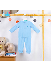 Bộ quần áo dài tay cổ trụ cho bé Haki BB011