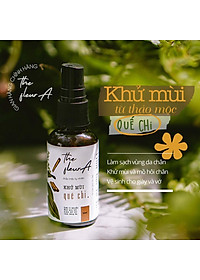 Khử Mùi Hôi Chân Thảo Mộc The FleurA Xịt Ngăn Mồ Hôi Chân và Giày