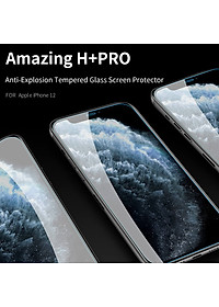 Kính cường lực iPhone 12 Pro Max/ 12 Pro/ 12/ 12 Mini Nillkin Amazing H+ Pro - hàng nhập khẩu