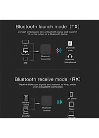 ROGTZ - Thiết bị thu phát Bluetooth 5.0 2 trong 1 BT-13 Kết nối âm thanh không dây Kết nôi đa dạng Android/IOS/Tablet/PC/Laptop/CD/Mp3-Player Ổn định Âm thanh mượt mà Cổng 3.5mm Pin 200mAh/3.7V Khoảng cách 10m Dải tần 2.402GHz - 2.480GHz Hàng Chính Hãng