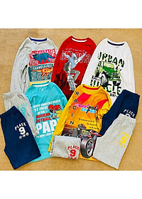 Bộ dài bé trai xuất dư Place đồ mỏng vừa phải mặc thoải mái 4 mùa MamLa