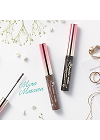 Mascara Chuốt Mi Chống Trôi Giúp Chuốt Tơi Và Dày Rậm Làn Mi Mỏng Màu Nâu Kissme Heroine Make (4.5 G)
