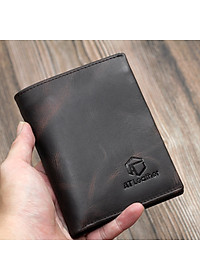 Ví đứng da bò pull-up AT Leather 063D