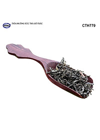 Muỗng xúc trà gỗ trắc/cẩm siêu sạch (HAHANCO) Dụng cụ hữu dụng khi thưởng trà - CTH779