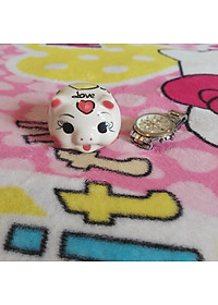 Combo 2 Con HEO ĐẤT Tiết Kiệm Gốm Men Sứ Bát Tràng cao cấp - Size MINI Màu TRẮNG SỮA, Heo Phong thủy Thu Hút Tài Lộc, May Mắn - Lợn Đất chưng bàn làm việc, bàn học, trang trí nội thất, giải hạn