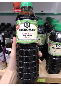 Nước tương ít muối 43 % Kikkoman 600ml (Bottle)