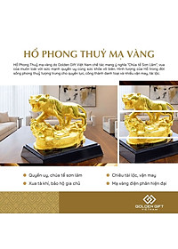 Tượng Hổ phong thủy mạ vàng – 12CGH