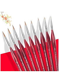 Cọ tỉa nét nhỏ, cọ vẽ móng, cọ vẽ loại xịn, họa cụ LALUNA - A33