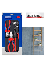 Bộ Kìm Gia Đình Best Seller Knipex 00 20 09 V01 Gồm 3 Chiếc Thông Dụng - Sản Xuất Tại Đức