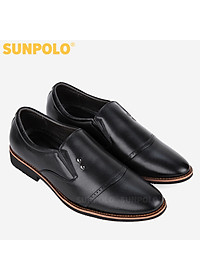 Giày Nam Da Bò Công Sở SUNPOLO SPH309 (Đen, Nâu bò)