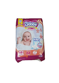 MIẾNG LÓT SƠ SINH BOBBY NB1 64 MIẾNG