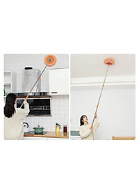 Chổi Quét Trần Nhà Cán Kéo Dài 180Cm ,Cây Lau Trần Nhà Hình Hoa Hướng Dương Xoay 180 Độ Giúp Bạn Làm Sạch Mọi Ngóc Ngách - HÀNG CHÍNH HÃNG MINIIN