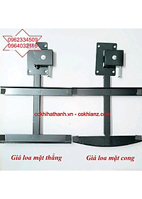 GIÁ TREO LOA ĐA NĂNG CONG 2 CHIẾC HÀNG DÀY ĐẸP