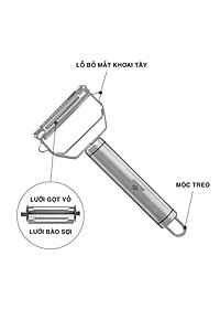 Bộ Dụng Cụ Bào Rau Củ Và Nạo Rau Củ Đa Năng