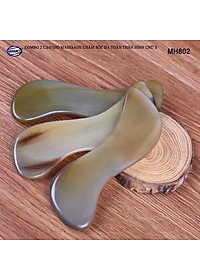 COMBO 2 chiếc Cạo gió masssage chăm sóc️ da toàn thân hình chữ S (MH802) - Chăm sóc sức khỏe