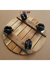 Đế Lót Chậu Cây Có Bánh Xe Cỡ Lớn Đường Kính 35cm Dùng Để Đặt Chậu Cây Chậu Hoa Trong Nhà Và Ngoài Sân