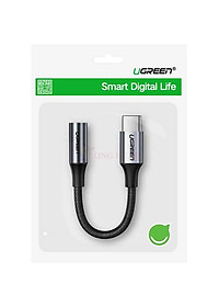 Cổng chuyển đổi Ugreen USB-C to 3.5mm Audio Cable AV161 - Hàng chính hãng