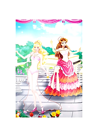 1000 hình dán trang phục công chúa - Công chúa hoa lệ (Sách bản quyền) - Tái bản