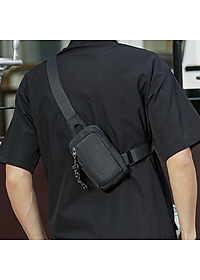 Túi Đeo Chéo Nam Thời Trang Cao Cấp Teement ,  Thương Hiệu Hợp Thời Trang Xu Hướng Hiện Đại , Lịch Lãm , Vải Polyester Chống Thấm Nước Hiệu Quả - Hàng Chính Hãng  