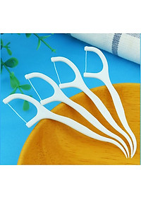 Combo 10 Hộp Tăm Chỉ Nha Khoa Hộp 50 Cây Tăm Chỉ Vệ Sinh Răng Miệng