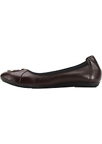 Giày Nữ Búp Bê Da Bò Huy Hoàng HT7907 - Nâu Đất