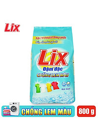 Bột giặt Lix đậm đặc chống lem màu 800g EM800
