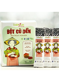 Bột củ dền Dalahouse Hộp 60gr (Mẫu mới gồm 20 tuýp tiện dụng) - Nguyên chất sấy lạnh - Organic giúp bổ máu - Đạt tiêu chuẩn Châu Âu