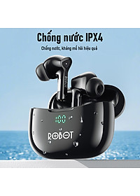 Tai Nghe Bluetooth ROBOT Airbuds T30 Plus Thiết Kế In-Ear Chống Nước Hàng Chính Hãng