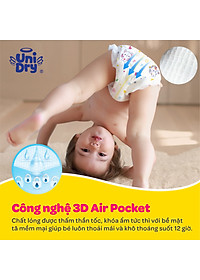 Tã quần UniDry Siêu khô thoáng gói Jumbo mới size L