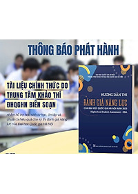 Sách - Hướng dẫn thi đánh giá năng lực của Đại học Quốc gia Hà Nội năm 2025 (Highschool Student Assessment - HSA)