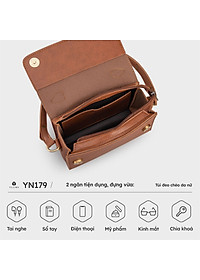 Túi Yuumy ( Thời trang nữ mini - Túi đeo chéo da Bergen YN179 )