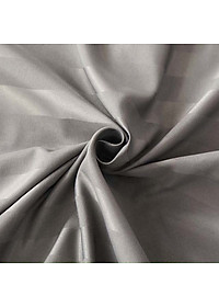 Bộ Ga Gối Cotton Kẻ 3F Lidaco Chuyên Dụng Cho Homestay, Khách Sạn - Xám