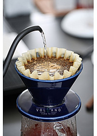 Giấy lọc hình tròn cho phễu Kalita 155 185 CAFE DE KONA