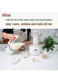 (Phiên Bản Mới) Máy Làm Sữa Hạt Đa Năng 1,5L SEKA E600 Chống Trào, Chống Ồn, 8 Chức Năng - Hàng Chính Hãng