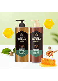 Dầu gội xả Kerasys Royal Propolis dành cho tóc mỏng yếu, tóc không vào nếp Hàn Quốc 500ml