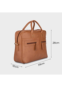 Cặp công sở Trita ( Thời trang nam vừa laptop 14.6 inch - Cặp da TCA1 )