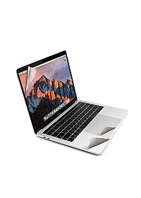 Bộ dán Full Body JCPAL 5in1 cho Macbook - Sliver (màu Bạc) - Hàng chính hãng
