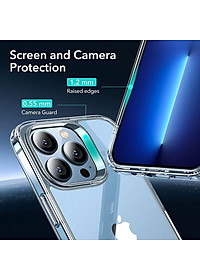 Ốp Lưng Cho iPhone 13 / 13 Pro / 13 Pro Max ESR Classic Hybrid Shock-Absorbing Case (Mặt Lưng Kính Cường Lực) - Hàng Nhập Khẩu