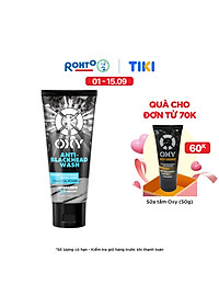 Nơi bán Sữa rửa mặt cho nam Oxy sạch tế bào chết, giảm mụn đầu đen, dạng kem Oxy Anti-Blackhead Wash 100g