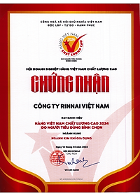 Bếp gas dương Rinnai RV-715Slim-SCH(VP) mặt bếp kính SCHOTT và kiềng bếp men - Hàng chính hãng.