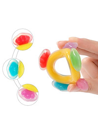 Gặm nướu hình bánh xe đu quay cho bé Haakaa. Chất liệu silicone cao cấp, an toàn. Không chứa BPA, PVC và phthalate