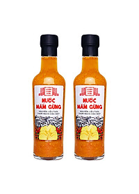 Đặc Sản Phan Thiết - Nước Mắm Gừng Pha Sẵn Cao Cấp Làng Chài Xưa, Nguyên Liệu Tươi, Thơm Ngon Đặc Biệt Từ Gừng, Tỏi, Ớt Tươi, Chai Thủy Tinh 300G