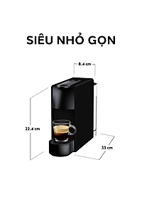 Máy pha cà phê Nespresso Essenza Mini Đen - Hàng chính hãng