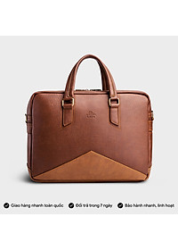 Cặp Công Sở Lata ( Thời trang nam basic đựng laptop 15 inch - Cặp da CA16 )