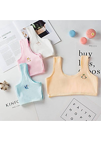 Áo ngực không gọng thép kiểu dáng đơn giản dễ thương dành cho bé gái - Ao nguc khong gong be gai