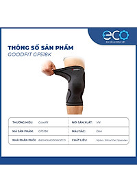 Băng gối, bó gối thể thao đàn hồi GF518K GoodFit chính hãng