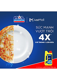 Bột Rửa Chén Bát Hương Chanh Finish Classic Power Powder Lemon Sparkle chai 1 kg