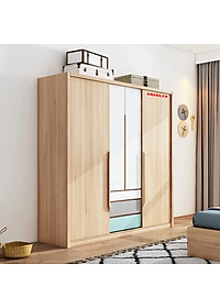 [Kèm Ảnh Thực Tế - Miễn phí vận chuyển & Lắp đặt] TỦ QUẦN ÁO GỖ CÔNG NGHIỆP CAO CẤP OHAHA - TACC012
