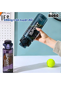 Bình Đựng Nước Thể Thao 650ML Chất Liệu Nhựa PP Nguyên Sinh An Toàn - Hàng Chính Hãng