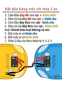 Bộ Dây Câu Bình Ắc Quy 2500AMP Dài 3 Mét 